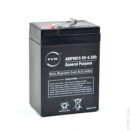 Batterie-6V4Ah-Multiform-Laroq-SportsArt-Reparation-Fitness-F2M